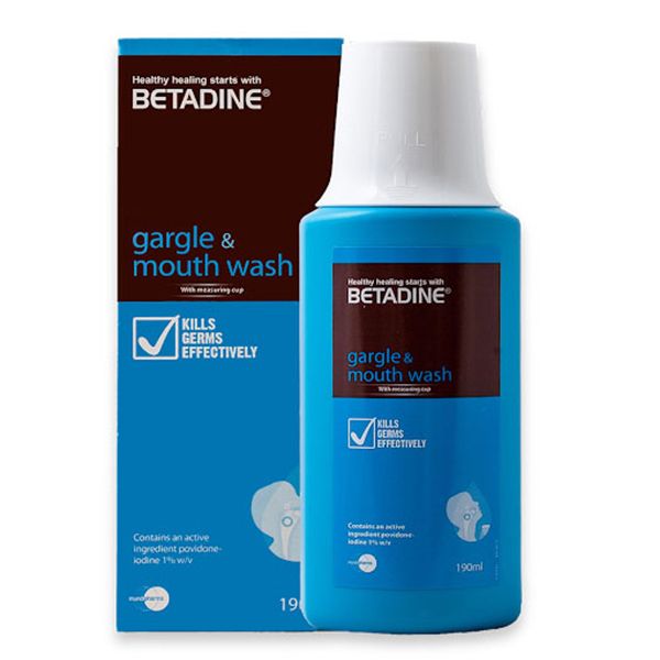 Betadine Oral Antiseptic Mouthwash 125Ml Sifsaf